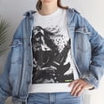 thumbnail image 5 of Unisex Heavy Cotton T-Shirt  Girl Guitarist Rocking 001, 5 of 5