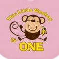 thumbnail image 4 of Inktastic Little Monkey 1st Birthday Boy Boys or Girls Baby Bib, 4 of 4