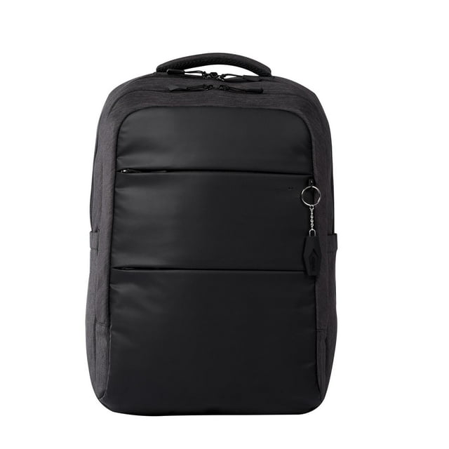 TOTTO Mochila Ergonómica Grande Porta Laptop 16 con Bolsillo Secreto | Escuela - Oficina - Viaje | 1 negro M