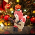 thumbnail image 3 of Figuras en miniatura de Navidad Zulema Mini Adorno de Papá Noel Micro Paisaje Zorro de guitarra, 3 of 6