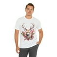 thumbnail image 6 of It's Christmas My Deer Smile Streetwear Unisex Jersey Short Sleeve T-shirt, 6 of 10