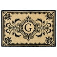 thumbnail image 2 of Trans-Ocean Imports DWL23900448G Liora Manne Dwell Monogram G Outdoor Mat, Black - 24 x 36 in., 2 of 6