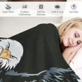 thumbnail image 3 of Orinice Eagle Symbolism Silk Screen Warm Lightweight Blanket Soft Fleece Blankets for All Seasons - Multiple Sizes Available 60x80in, 3 of 6