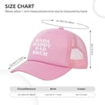 thumbnail image 4 of Dada Daddy Dad Bruh Mesh Hat Mesh Cap Women Men Trucker Hat Baseball Cap, 4 of 7