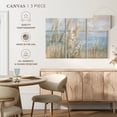 thumbnail image 5 of Elephant Stock Seaside Pampas Grass Wall Art - Horizontal Multi Panel Canvas - Living Room Wall Decor - Floral And Botanical Multi Panel - Blue And Beige Decor By Danhui Nai - 57" x 36", 5 of 8
