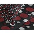 thumbnail image 4 of Ambesonne Burgundy Quilted Bedspread Set 3 Pcs, Snow Like Polka Dots, King Size, Pale Grey Burgundy, 4 of 5