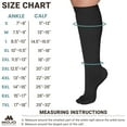 thumbnail image 6 of Plus Size Unisex Support Socks for Varicose Veins 20-30mmHg Black, 7X-Large, 6 of 8