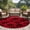 Red, variant on Area Rug for Living Room, Red Roses Non-Slip Indoor Large Carpet for Bedroom/Dining Room, Valentine's Day Flowers Floral Vintage Washable Low-Profile Rectangle Floor Runner Rugs - 5 x 8 Ft