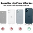 thumbnail image 2 of Compatible with iPhone 12 Pro Max Case 6.7 inch(2020),[Silky and Soft Touch Series] Premium Soft Liquid Silicone Rubber Full-Body Protective Bumper Case (Clover), 2 of 4