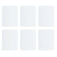 thumbnail image 1 of Uxcell 6Pcs Parches de Planchar para Reparación de Ropa, Parche de Reparación de Tela de Algodón para Ropa, Pantalones, Bolsas, 4.92 x 3.74 pulgadas Blanco, 1 of 7