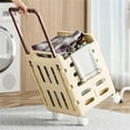 thumbnail image 6 of PP Laundry Basket With Wheels Breathable Storage Basket For Wet Environment, 6 of 21