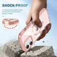 thumbnail image 5 of for iPhone 11 Case, [Compatible with MagSafe] Full-Body Protection Anti-Scratch Case with Built-in Screen Protector, Front Cover TPU Frame Durable for iPhone 11 Cover, Pink, 5 of 8