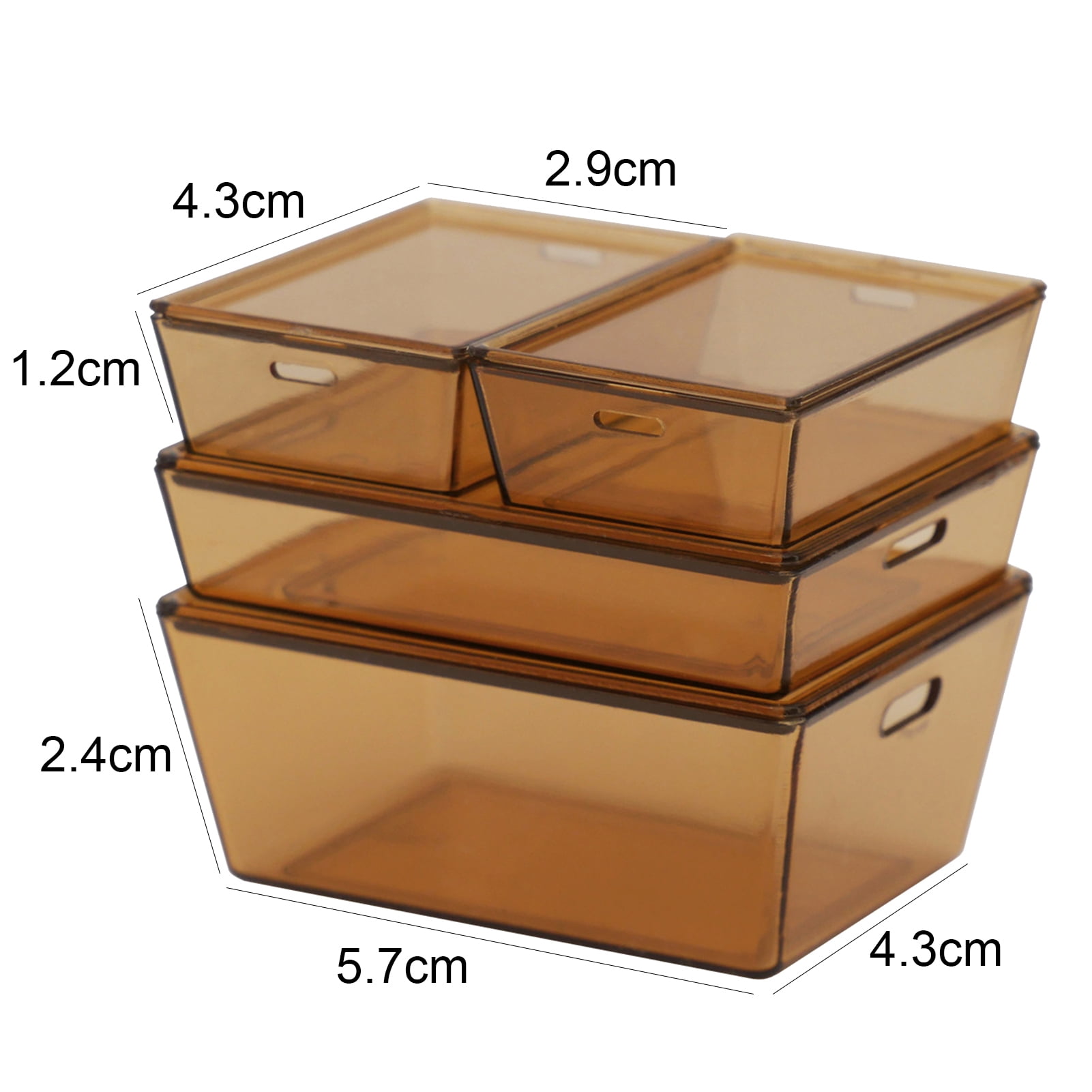 Hesroicy Mini Storage Box Durable DIY Accurate Reduction 1/12 Dollhouse  Miniature Candy Case Accessories Shooting Props