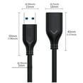 thumbnail image 5 of USB 3.0 Extension Cable Male to Female for Fast Speed Data Transfer and Charging, 5 of 9