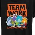 thumbnail image 3 of Monsters Inc. - Teamwork - Women's Raglan Graphic T-Shirt, 3 of 5