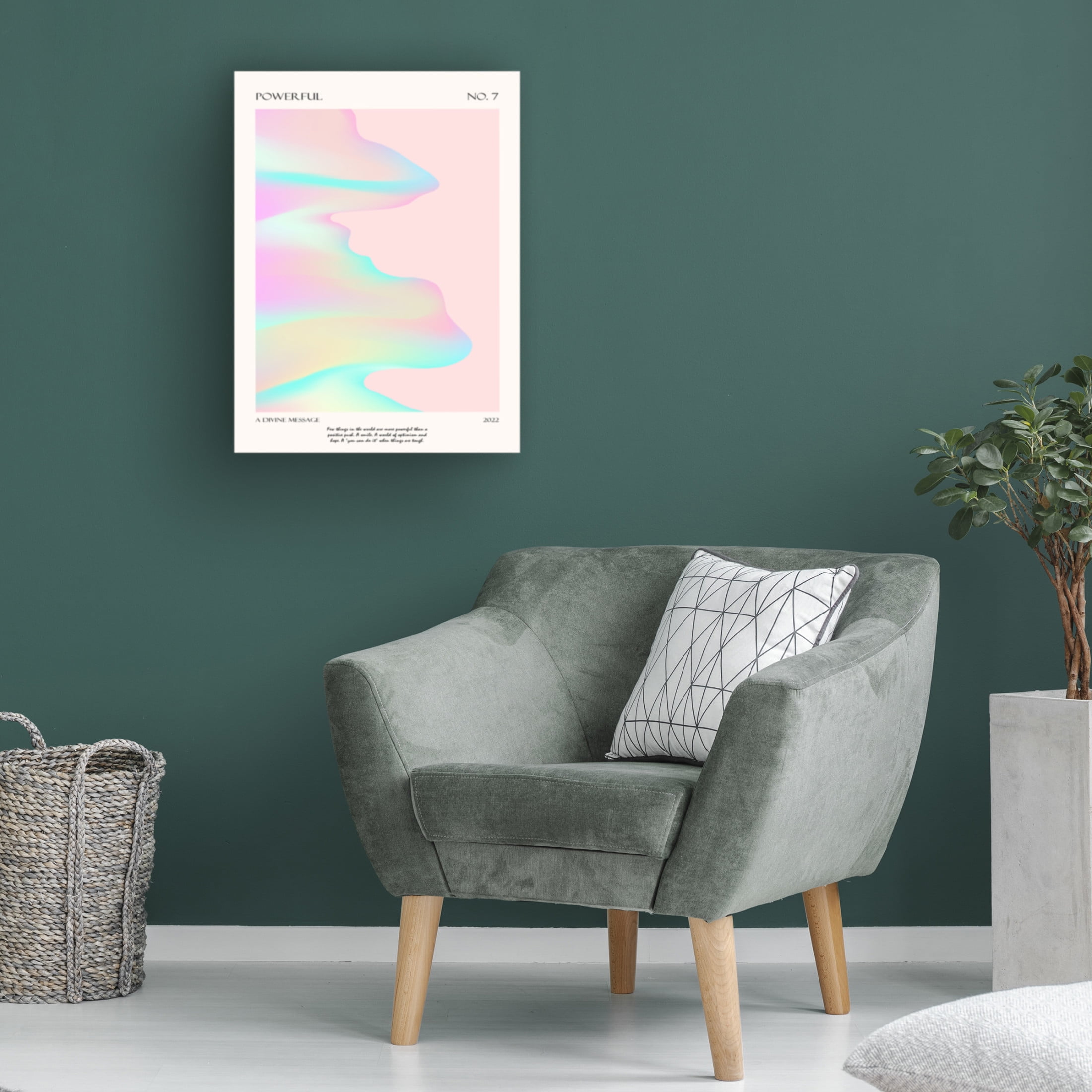Trademark Fine Art Rikke Londager Boisen Powerful Devine Canvas Wall Art