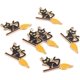 thumbnail image 1 of 10 colgantes de gato con escoba, accesorios de joyería, adornos de aleación de esmalte, colgantes para collares, pulseras, bisutería, color lima, 19,5 x 34 x 1,5 mm, agujero: 2 mm., 1 of 3