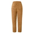 thumbnail image 5 of aidice Fleece Pants for Women Sherpa Pajamas Pants High Waisted Fuzzy Warm Sleepwear Homewear Trousers, 5 of 7