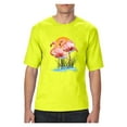 thumbnail image 1 of "Mens and Big Mens Flamingo T-Shirt, up to size 3XLT", 1 of 5