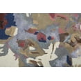 thumbnail image 6 of Feizy Dafney Transitional Floral & Botanical, Blue/Pink/Gray, 1'6" x 1'6" Swatch Sheen Fade Resistant Easy Care Casual Watercolor Design Carpet for Living Dining Bed Room, 6 of 8