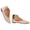 Beige, variant on Women's Flats Shoes Comfortable Suede Pointed Toe Slip on Ballet Dress Shoes Business Casual Work Walking Driving Penny Loafers Pink Size 10
