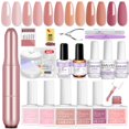 thumbnail image 1 of Kit de gel para uñas Builder SAVILAND con taladro para uñas, 6 colores, 10 ml, 1 of 8