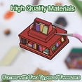 thumbnail image 4 of MHBEW 4 Juegos de Escenas de Pegatinas 3D DIY para Miniaturas de Habitaciones, 4 of 6