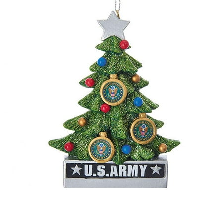 Kurt Adler 4.5 Resin US Army Christmas Tree Ornament