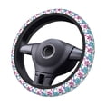 thumbnail image 6 of Lsque Hawaiian Style Ultra Soft Car Steering Wheel Cover for Women, Standard 15 inch Size for Truck Van SUV Auto, 6 of 8