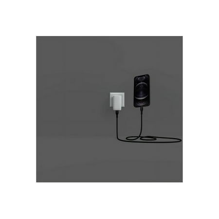 Belkin - BoostCharge Pro FlexUSB-C Cable with Lightning Connector - Black