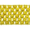 thumbnail image 1 of Expo International Garniture Extensible Crochet 1-3/4 Pouces Embellissement 20-Yards Jaune, 1 of 3