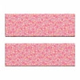 thumbnail image 2 of Pink and White Bench Cushion Set of 2, Abstract Pattern of Colorful Donut Sprinkles Tasty Food Bakery Theme, Standard Size Foam Pad and Decorative Cover, Multicolor, by Ambesonne, 2 of 4