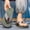 Army Green, variant on WIZUTIZ Men's Flip Flops Casual Beach Thong Sandals with Textured Footbed for Outdoor