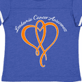 thumbnail image 4 of Inktastic Leukemia Awareness with Orange Ribbon Heart Boys or Girls Toddler T-Shirt, 4 of 5