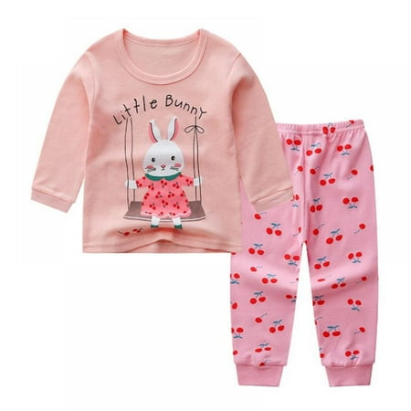 

SYNPOS Girl Underwear 0-5y Clothes for Kids Kids Thermal Underwear Set Children Baby Boys and Girls Clothing Set Shoulder Button Long-sleeved Underwear/pajamas/sports Air-conditioning Suit