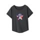 thumbnail image 4 of Camiseta para mujer, camisa de cuello redondo a la moda de verano para caminar, trabajo, mochilero, mujer M, 4 of 7