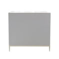 thumbnail image 6 of Pasargad Home Calypso Collection Wooden Bar Cabinets, Silver with Ring Metal Handle, 6 of 13