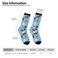 thumbnail image 6 of Uemuo Pirate Marine Animals Pattern Women's Crew Socks, Soft Durable Breathable Moisture-Wicking with Odor Control Cotton socks, 6 of 9