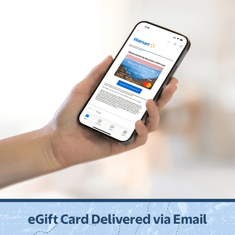 Mastercard® $20-$500 eGift Card Smoky Mtns (Plus $6.84 Purchase