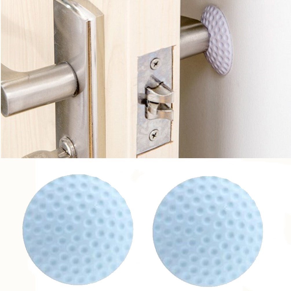 Jeobest Wall Door Stopper 5PCS Door Handle Crash Pads Mute Wall Pad