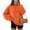 OrangeA&13^0710Q, variant on Garbnen Crew Neck Sweatshirts for Women Oversized Long Sleeves Shirts for Women Casual Fall Winter Soft Trendy Pullover for Women Orange S