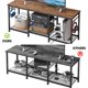 thumbnail image 3 of Mueble de TV GEOMER de 120 x 30 x 55 cm para televisores de 55 pulgadas, 3 of 8