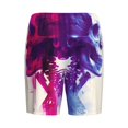 thumbnail image 4 of Picia Dual Skulls Colorful Fusion Pajama Shorts for Men, Men's Pajama Bottoms, Sleepwear,Short Pajama Pants-XX-Large, 4 of 9