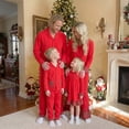 thumbnail image 2 of Nibbcoa Christmas Matching Family Pajamas Sets, Classic Plaid Design Christmas Family Matching set, 2 of 10