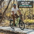 thumbnail image 3 of GOTRAX Elo 26" Adult Electric Commuter Bike, 36V 7.8Ah,18 Miles, 6 Speed Shimano, Front Suspension, Unisex, 3 of 14