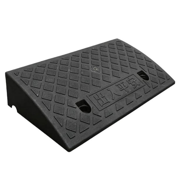Rampa de acceso para umbral, rampa de acceso a acera, resistente al desgaste, multiusos para uso doméstico Altura 10 cm