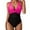 Hot Pink, variant on Women's Halter Swimsuit - Wrap-Front Push-Up Slim-Fit Bathing Suit, Stylish Beach & Pool Swimwear,One-piece Swimsuits,XL