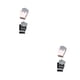 thumbnail image 1 of Qarigey 2 pares de guantes para niños de dedo completo para bebés invierno otoño deportes al aire libre patinaje montar mitones de punto rosa negro 2piezas, 1 of 6
