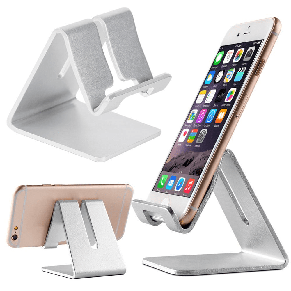 Bestand Cell Phone Stand,Tablet Stand Holder for All Android Smartphones & Tablets Silver 