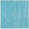 thumbnail image 3 of SAFAVIEH Himalaya Rachelle Solid Wool Area Rug, Turquoise, 8' x 8' Square, 3 of 12